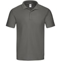 Heren Poloshirt Original Fruit of the Loom 63-050-0 light graphic
